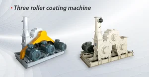 three roller coating machine