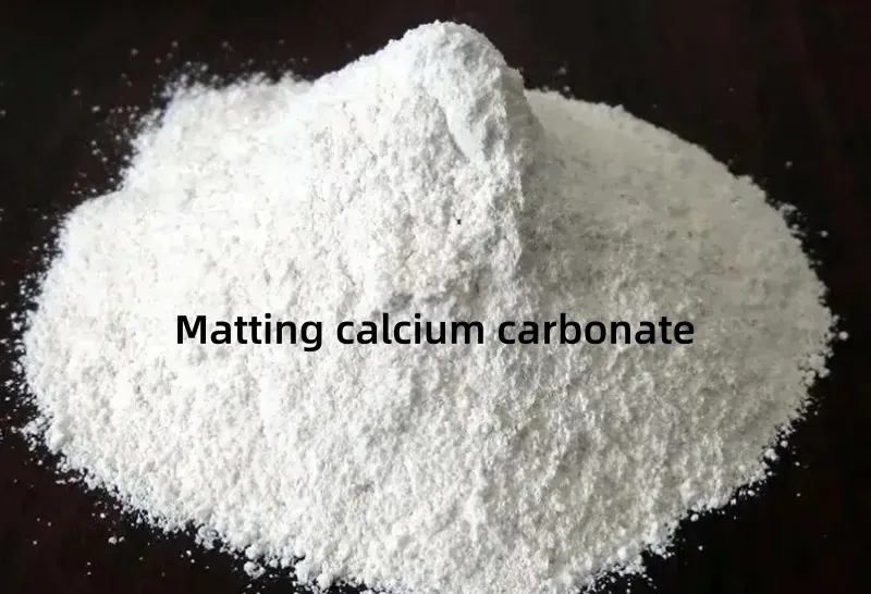 Carbonato de calcio mateante