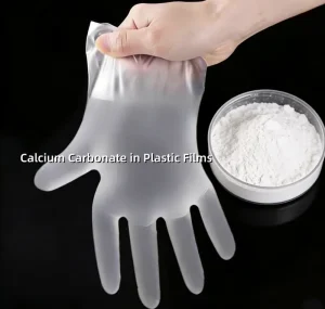 Carbonate de calcium dans les films plastiques
