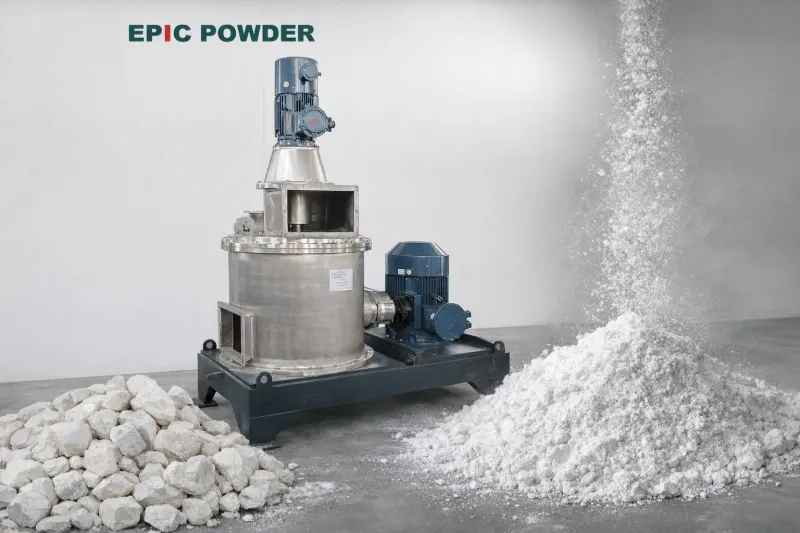 Thiết bị nghiền canxi hydroxit có diện tích bề mặt riêng