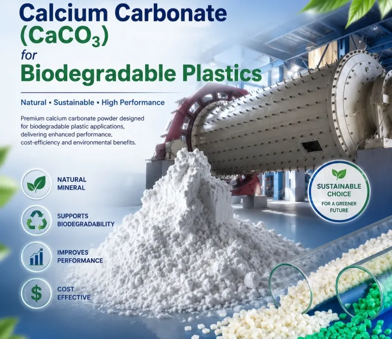 Calcium Carbonate(CaCO3) is Suitable for Biodegradable Plastics